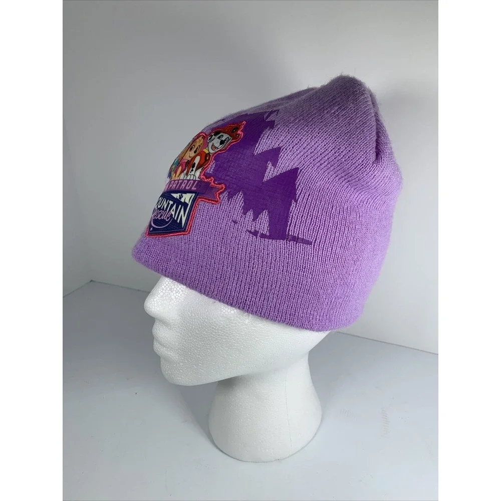 Paw Patrol Mountain Rescue‎ Girls Beanie Winter Hat Purple